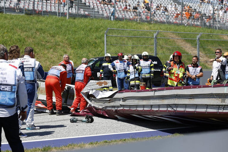 Brückeneinsturz sorgt für Schockmoment in Spielberg – keine Verletzten